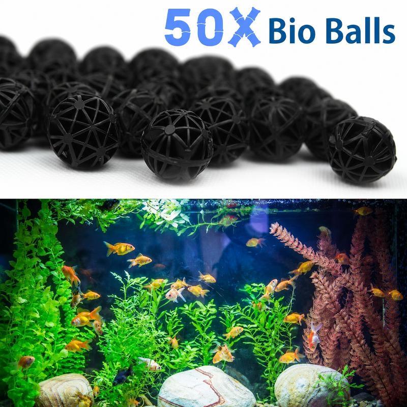 50Pcs 16mm Aquarium Bio Filter - огляд і ціна Marine Aquarium