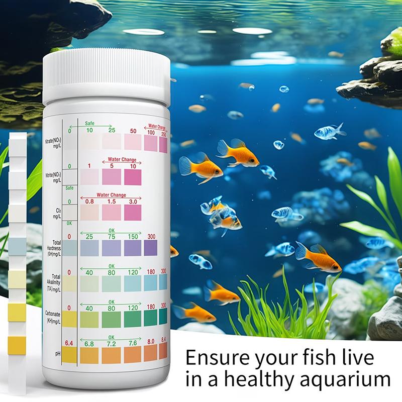 Aquarium Water Test Strips 8 i - огляд і ціна Saltwater Tank