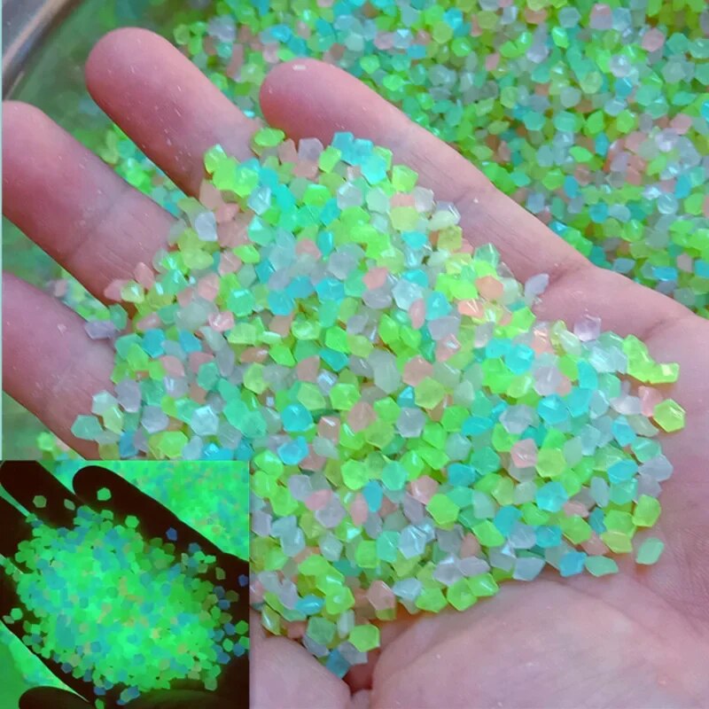 1000pcs 3-5mm Luminous Sand Gl - огляд і ціна Marine Fish Tank