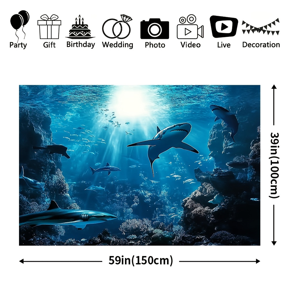 Majestic Deep Sea Shark Wall T - огляд і ціна Marine Aquarium
