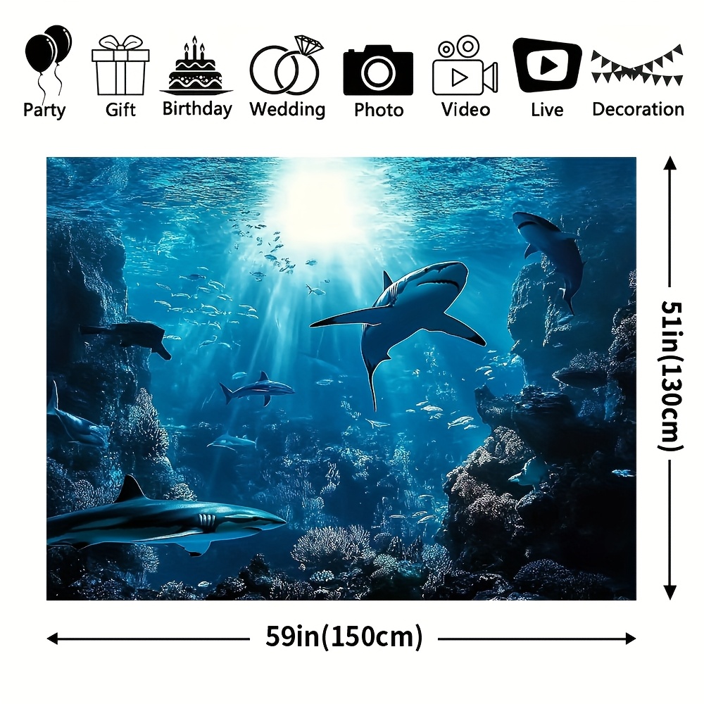 Majestic Deep Sea Shark Wall T - огляд і ціна Marine Aquarium