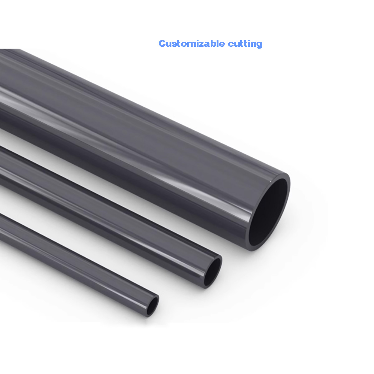 Black PVC Plastic Pipe Hollow  - огляд і ціна Ocean Aquarium