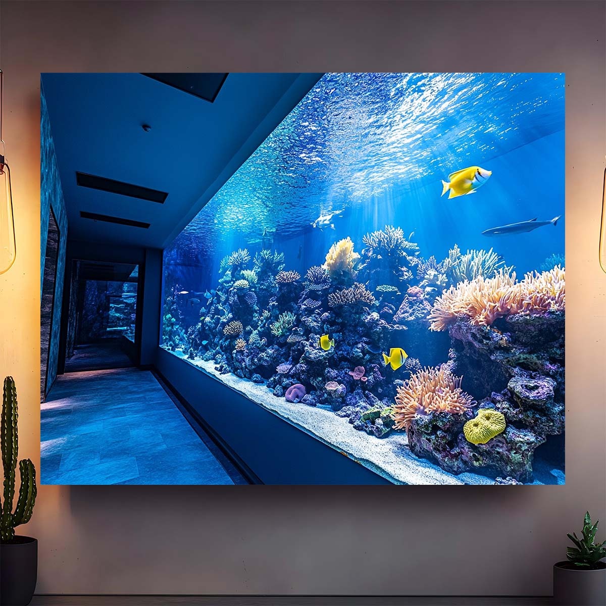 Vibrant Underwater Aquarium Ta - огляд і ціна Reef Aquarium