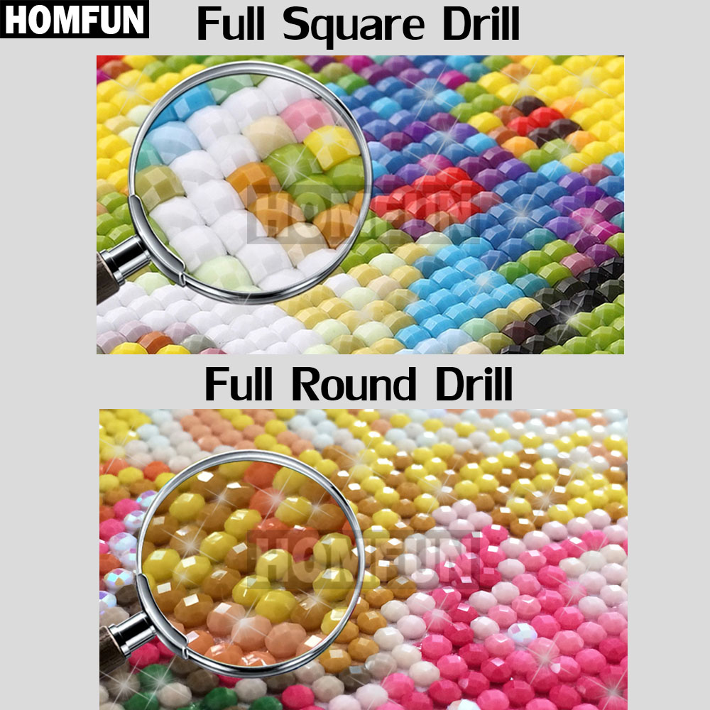 HOMFUN Full Square/Round Drill - огляд і ціна Marine Coral