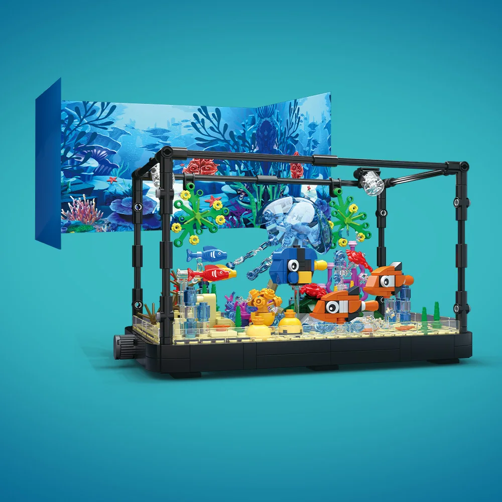 Fish Tank Building Block Set w - огляд і ціна Marine Aquarium