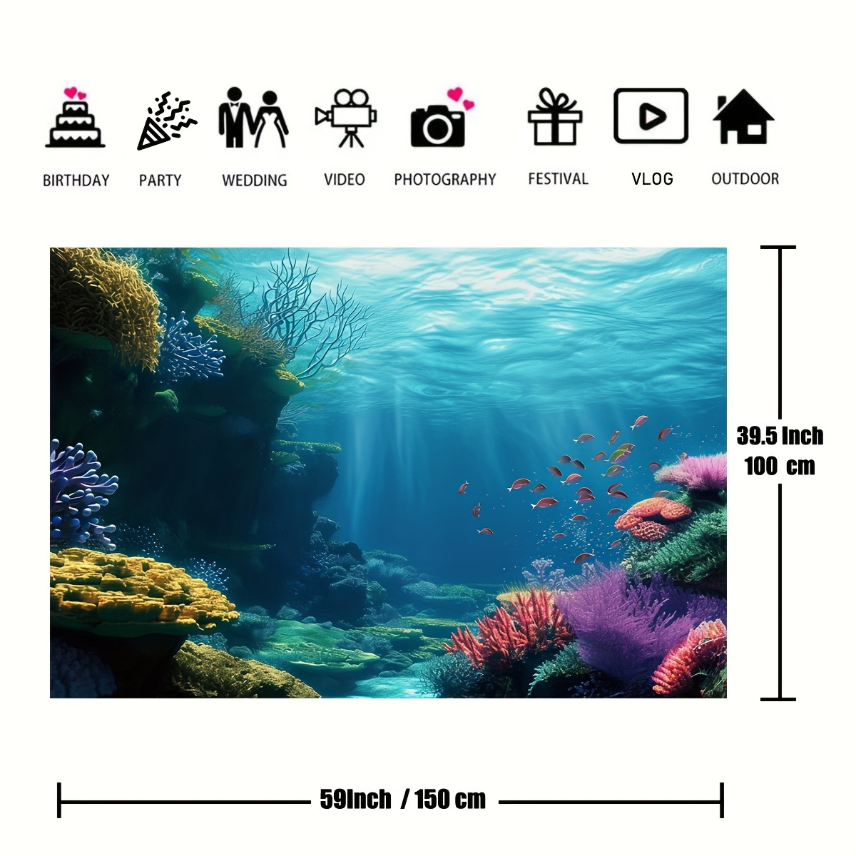 1pc Underwater Coral Reef Fish - огляд і ціна Marine Coral