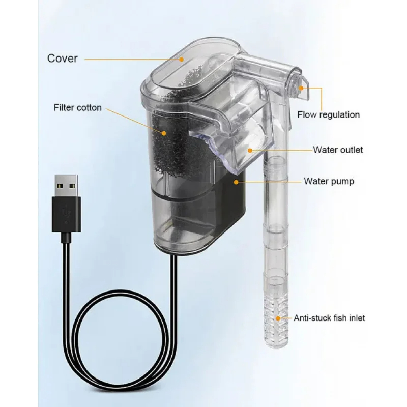 New Suspended Filter For Fish  - огляд і ціна Reef Tank Filter