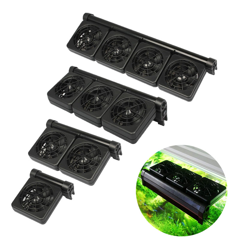 1/2/3/4 Aquarium Fans Chillers - огляд і ціна Saltwater Tank