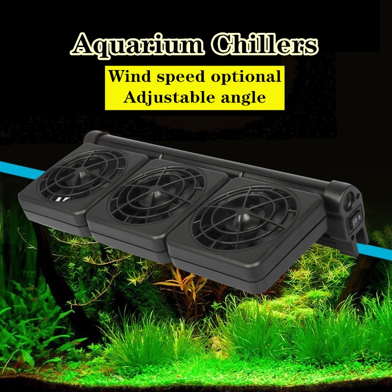 1/2/3/4 Aquarium Fans Chillers - огляд і ціна Saltwater Tank