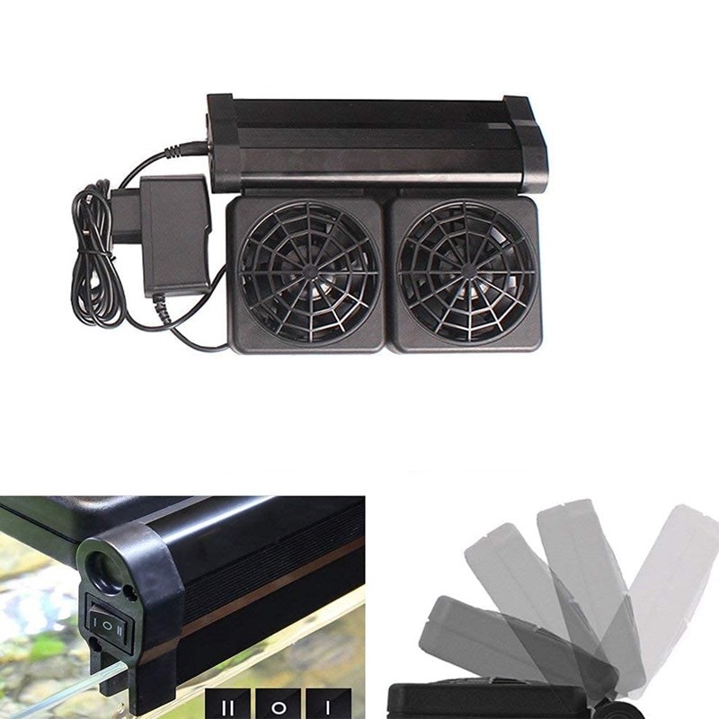 1/2/3/4 Aquarium Fans Chillers - огляд і ціна Saltwater Tank